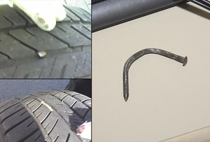 Nail in the tyre