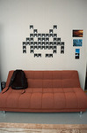 Space Invaders wall decoration